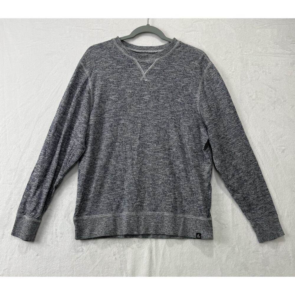 The North Face Gray Crew Neck Mid Weight Long Sleeve Shirt Men's Size Medium